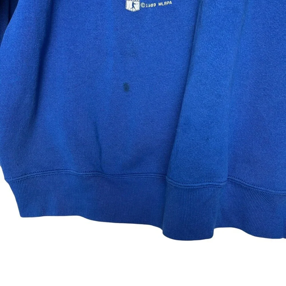 Vintage XL Chicago Cubs‎ Boys Of Zimmer Crewneck Sweatshirt Blue 1989 Baseball